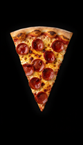 Pepperoni Slice with Chili Oil Drizzle